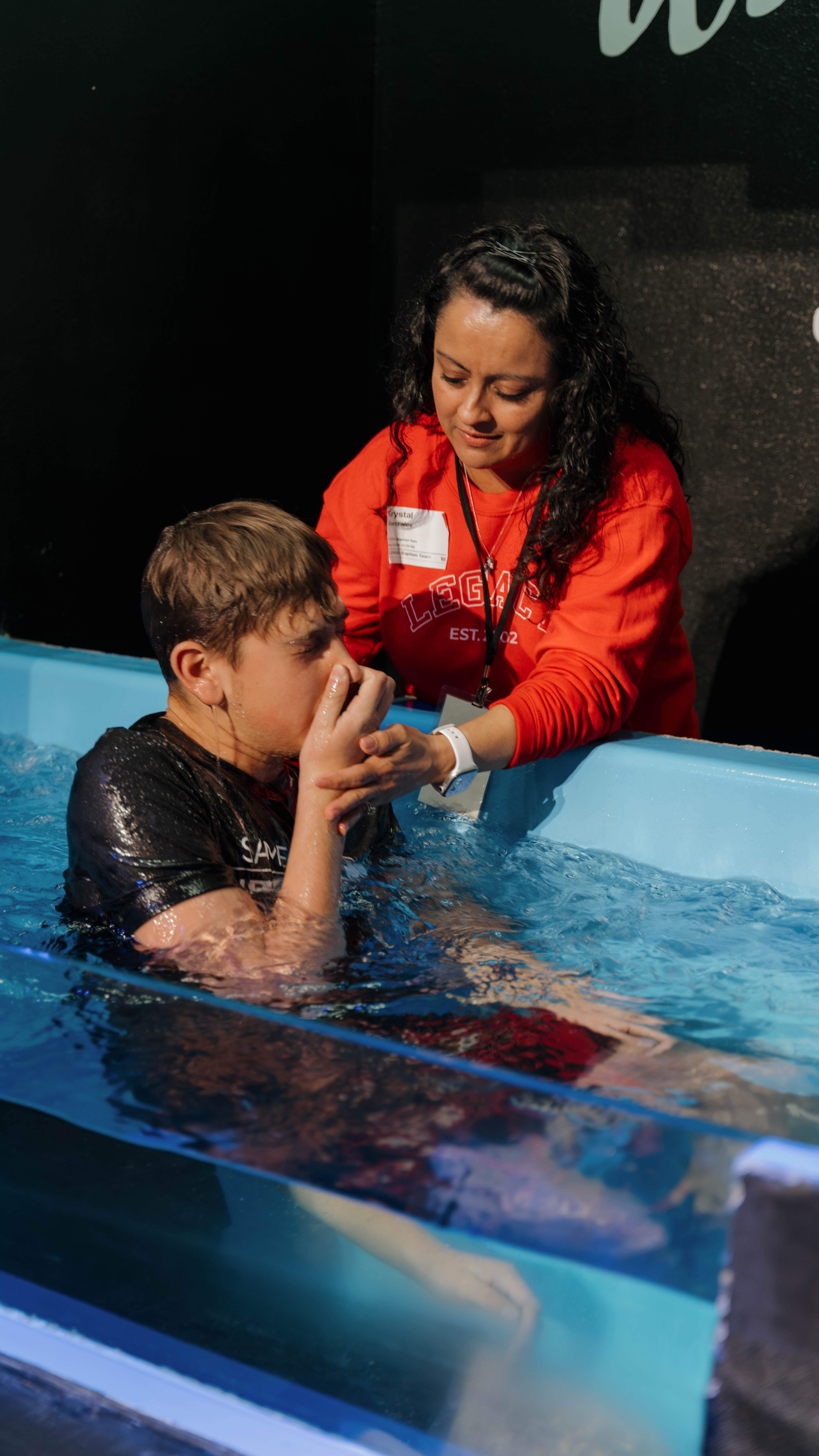 Clovis campus baptism